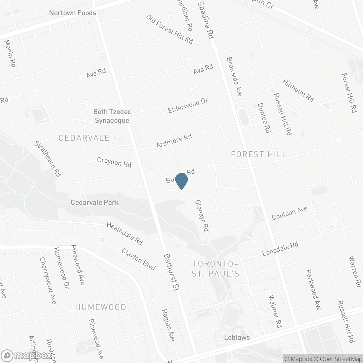 39 BURTON ROAD, Toronto, Ontario M5P 1V1